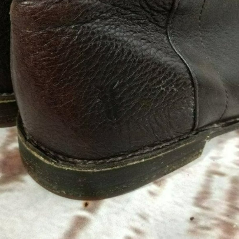 Frye Dark Brown Heeled Boots - Picture 4 of 8